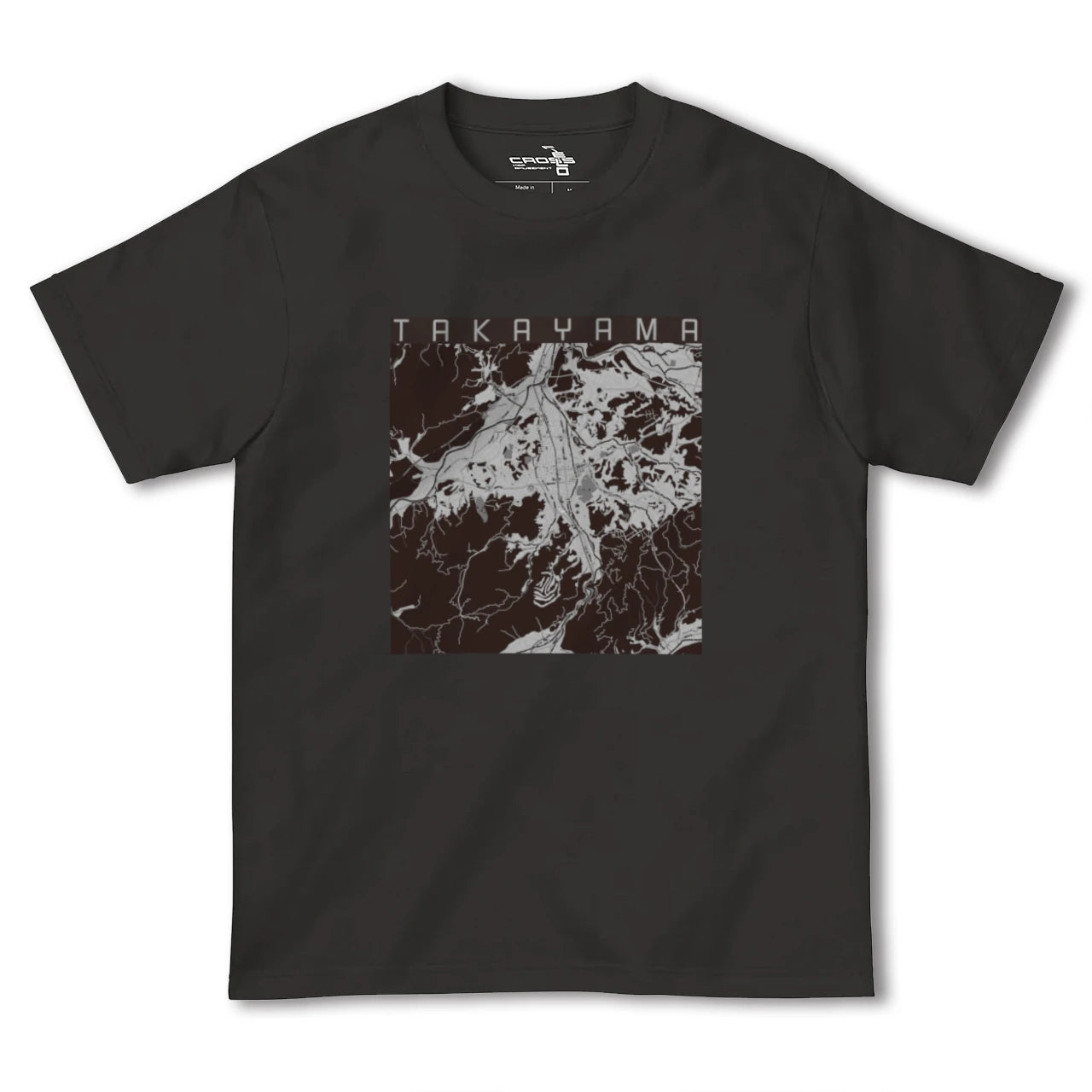 【高山(岐阜県)】地図柄ヘビーウェイトTシャツ