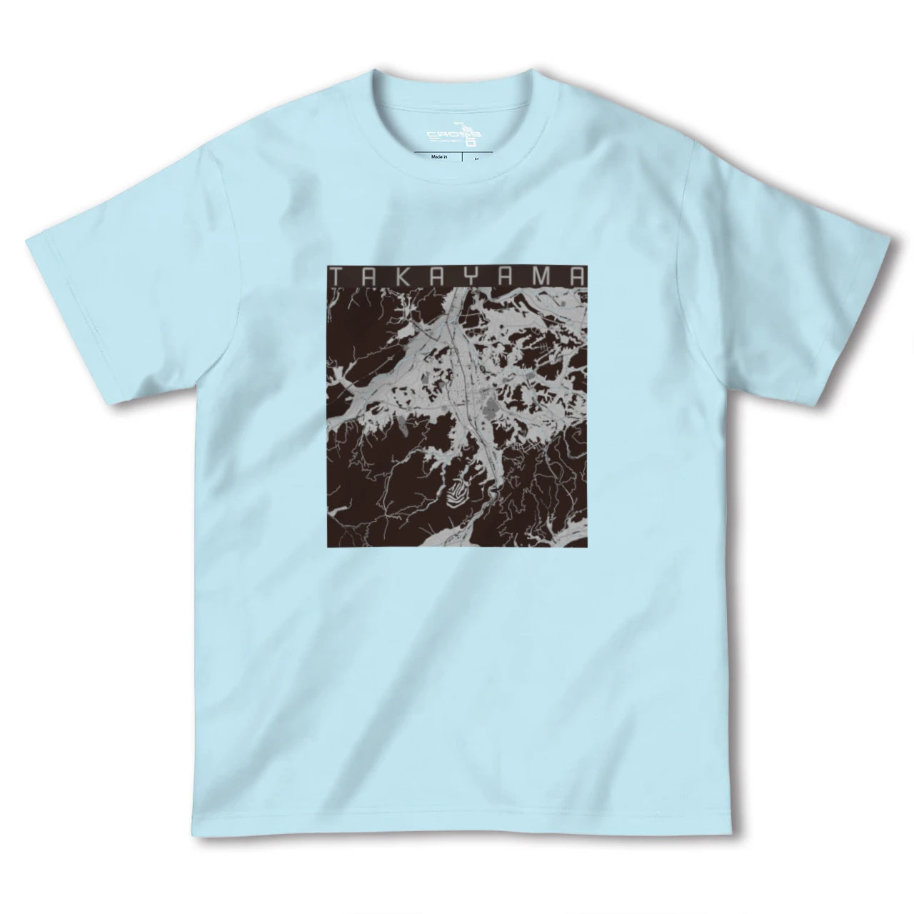 【高山(岐阜県)】地図柄ヘビーウェイトTシャツ