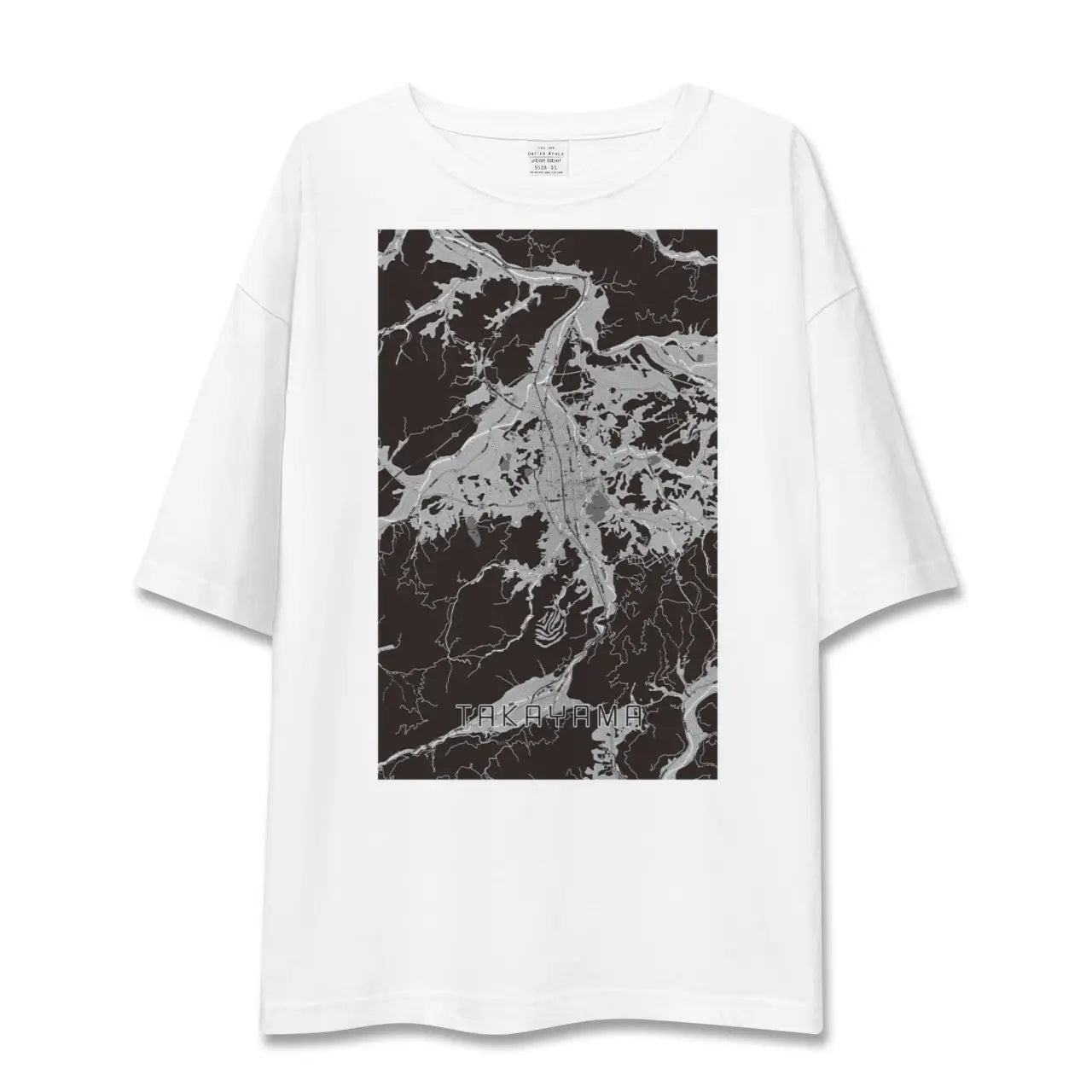 【高山(岐阜県)】地図柄ビッグシルエットTシャツ