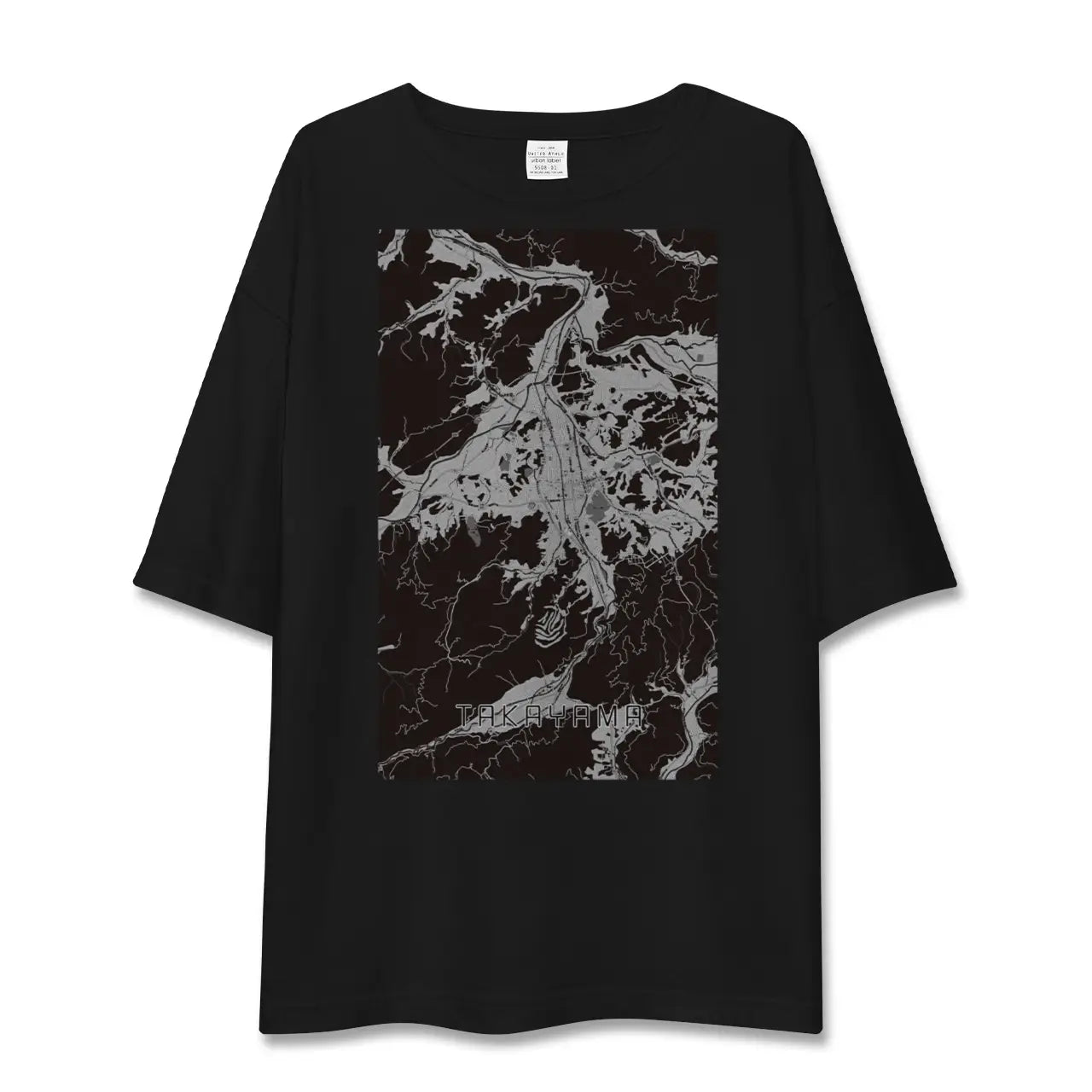 【高山(岐阜県)】地図柄ビッグシルエットTシャツ