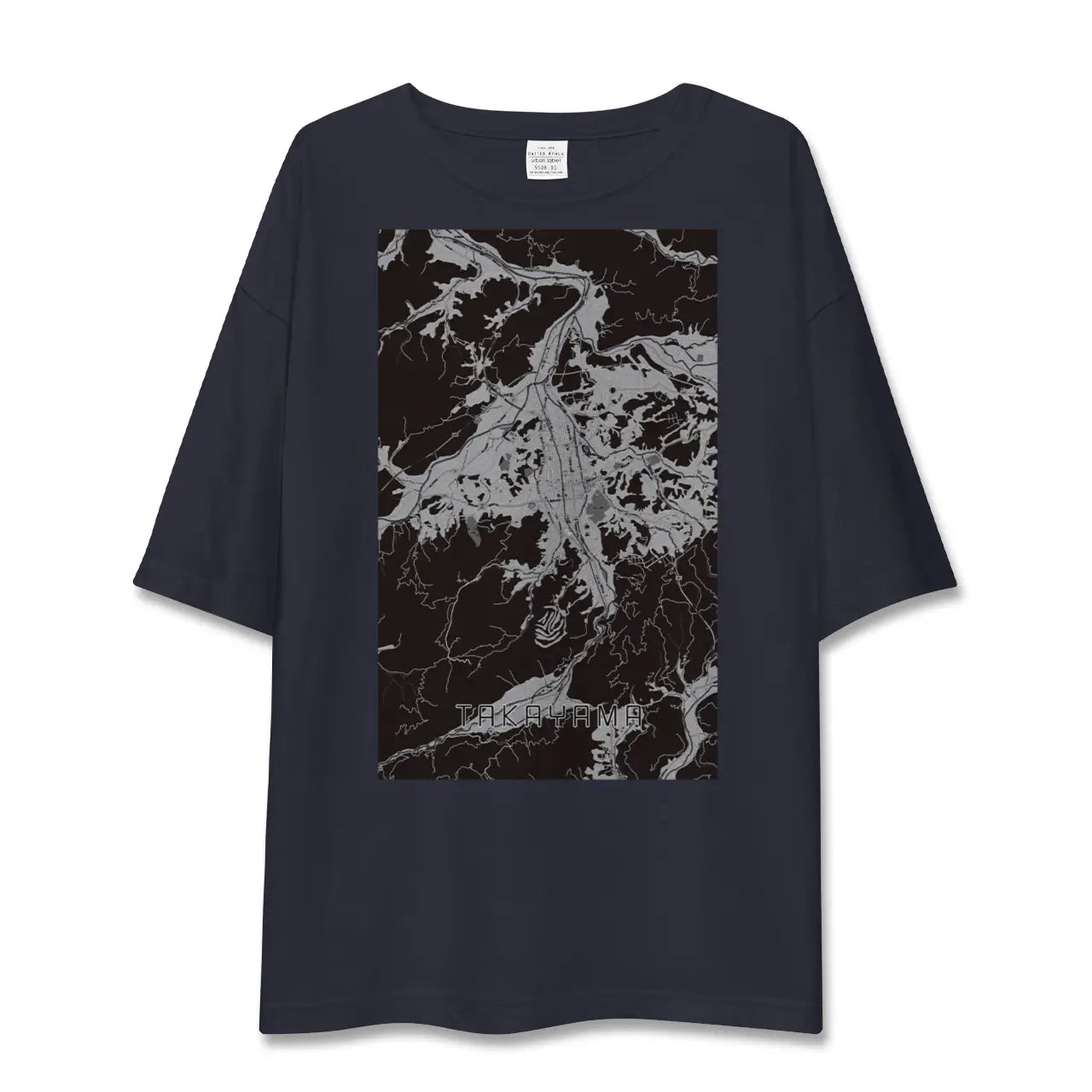 【高山(岐阜県)】地図柄ビッグシルエットTシャツ