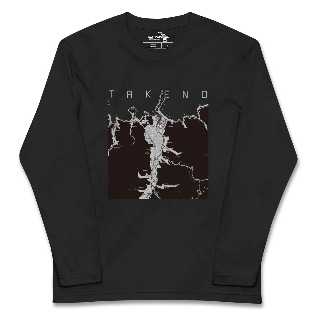 【竹野(兵庫県)】地図柄ロングスリーブTシャツ