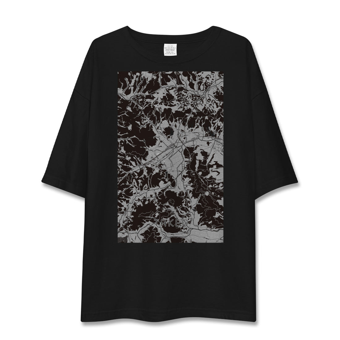 【武雄(佐賀県)】地図柄ビッグシルエットTシャツ