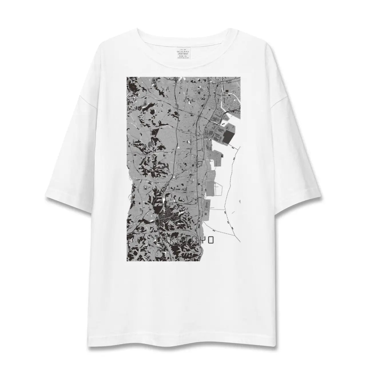 【武豊(愛知県)】地図柄ビッグシルエットTシャツ