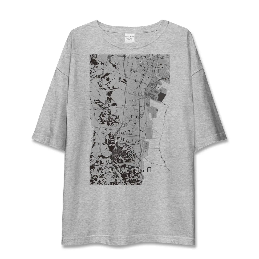【武豊(愛知県)】地図柄ビッグシルエットTシャツ
