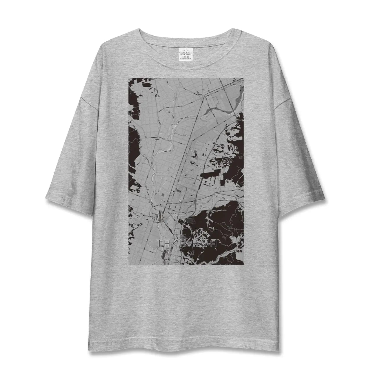 【滝川(北海道)】地図柄ビッグシルエットTシャツ