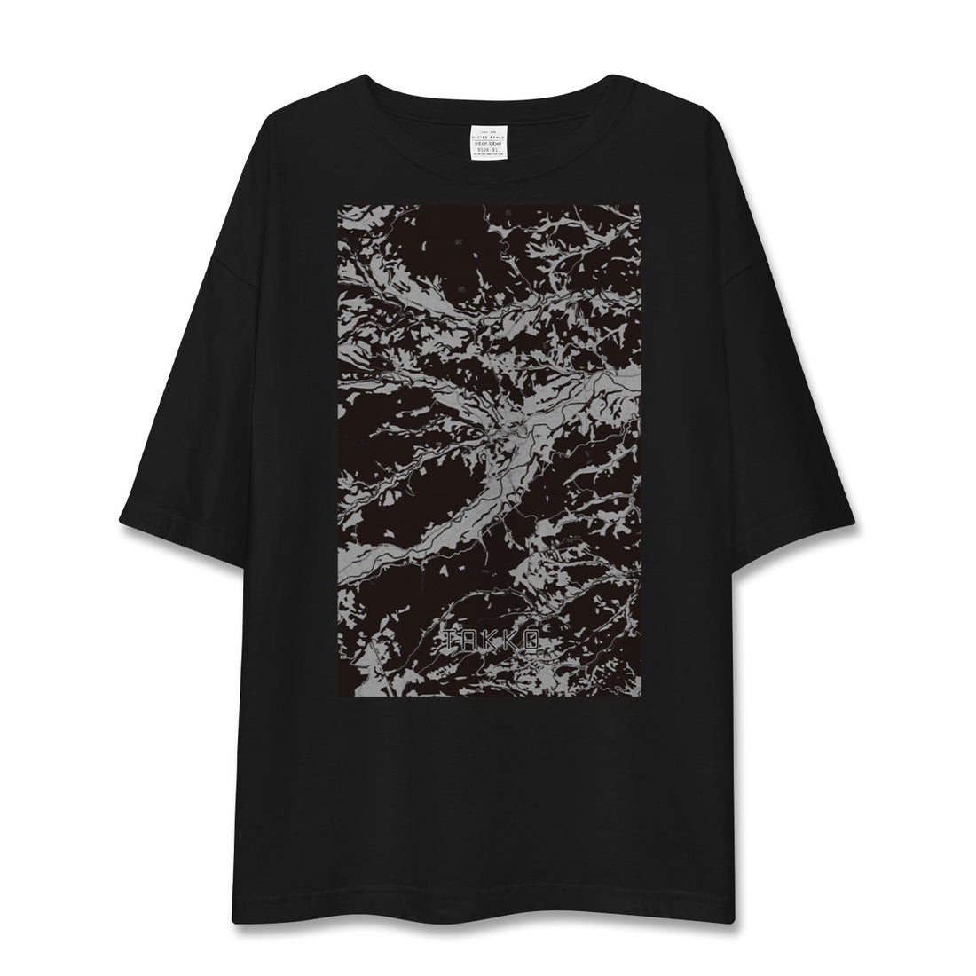 【田子(青森県)】地図柄ビッグシルエットTシャツ