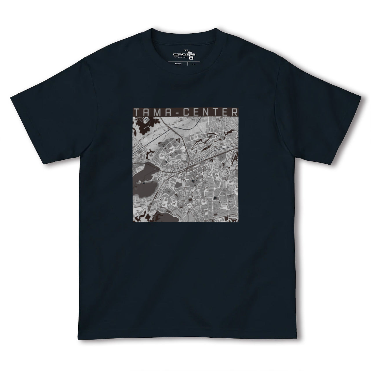 【多摩センター(東京都)】地図柄ヘビーウェイトTシャツ