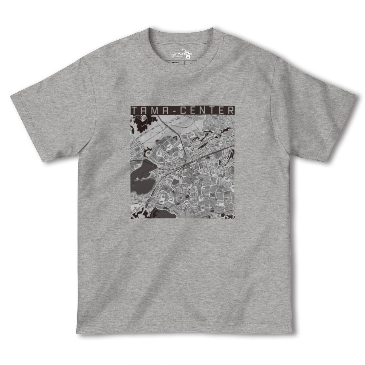 【多摩センター(東京都)】地図柄ヘビーウェイトTシャツ