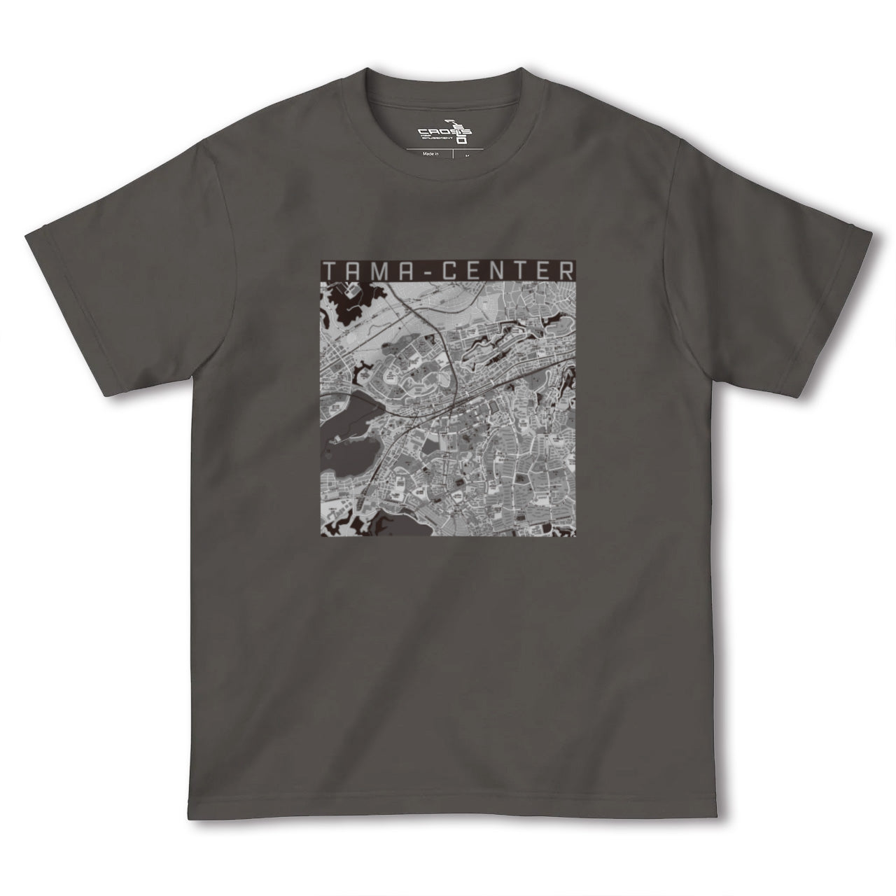 【多摩センター(東京都)】地図柄ヘビーウェイトTシャツ