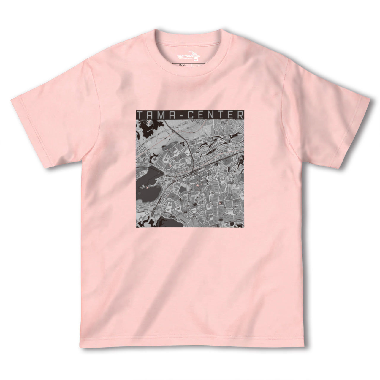 【多摩センター(東京都)】地図柄ヘビーウェイトTシャツ