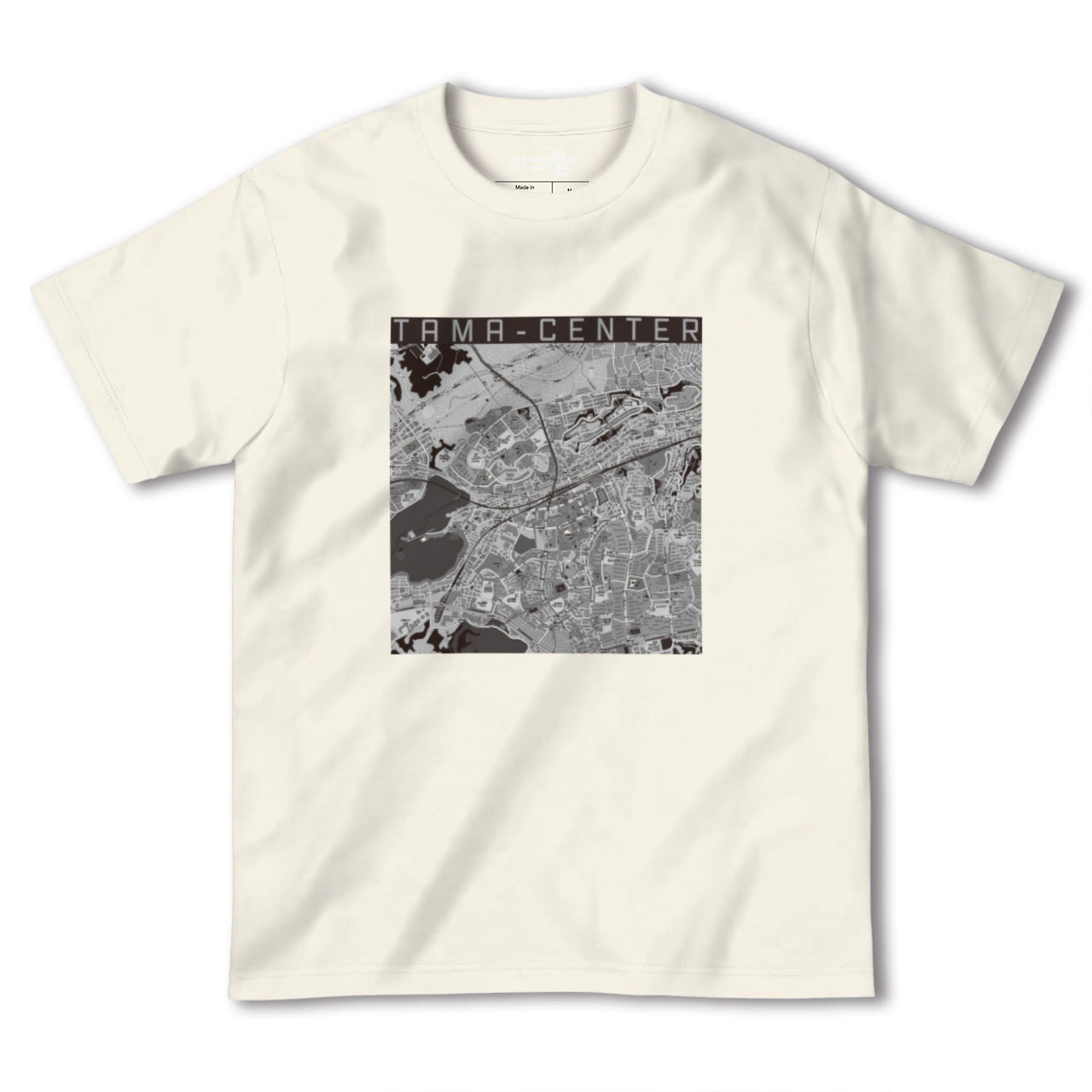 【多摩センター(東京都)】地図柄ヘビーウェイトTシャツ