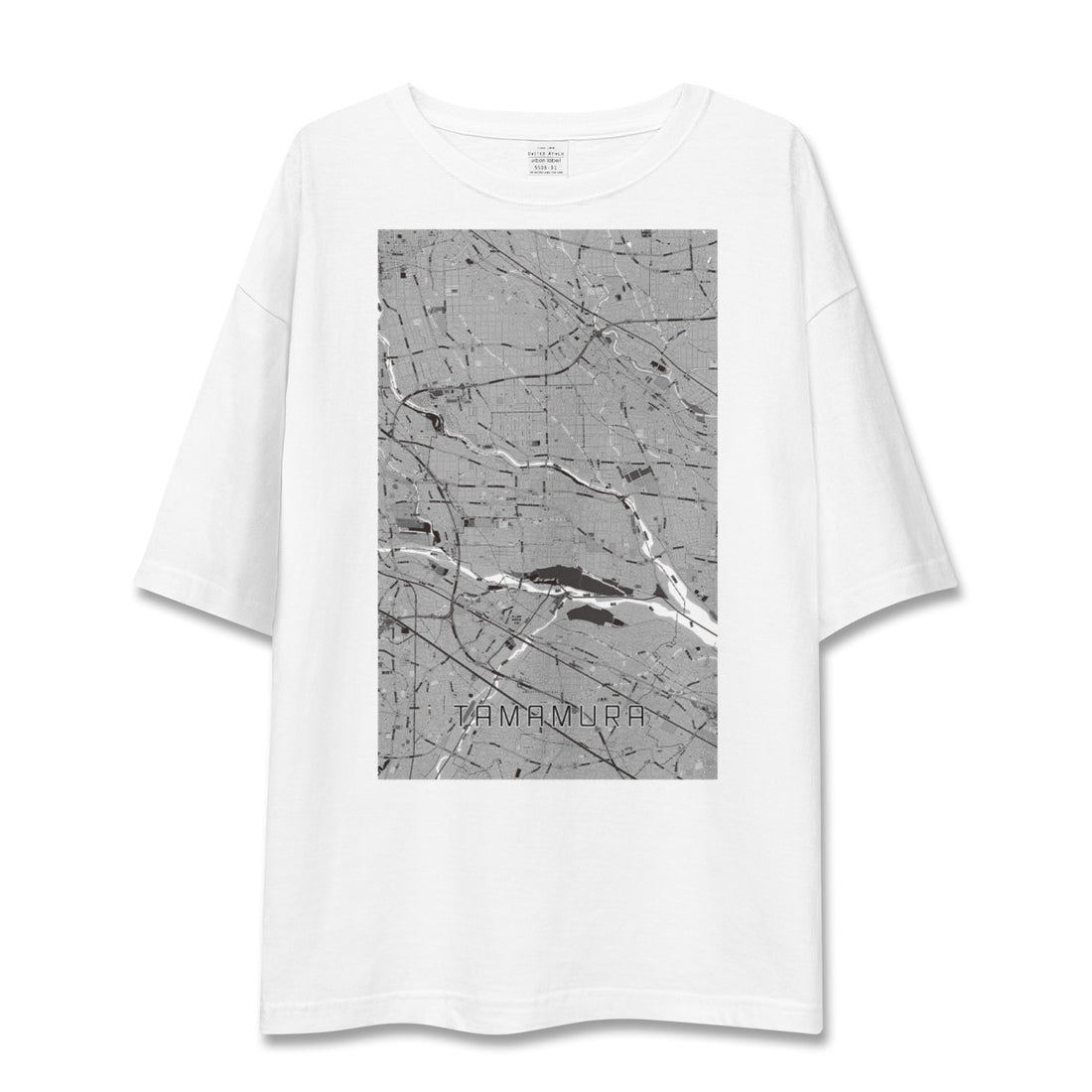 【玉村(群馬県)】地図柄ビッグシルエットTシャツ