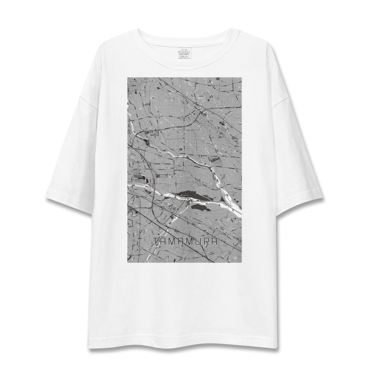 【玉村(群馬県)】地図柄ビッグシルエットTシャツ
