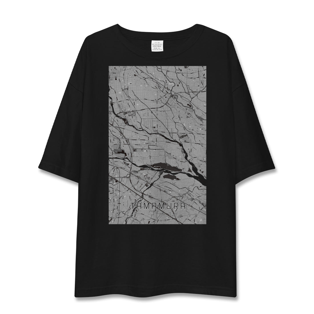 【玉村(群馬県)】地図柄ビッグシルエットTシャツ