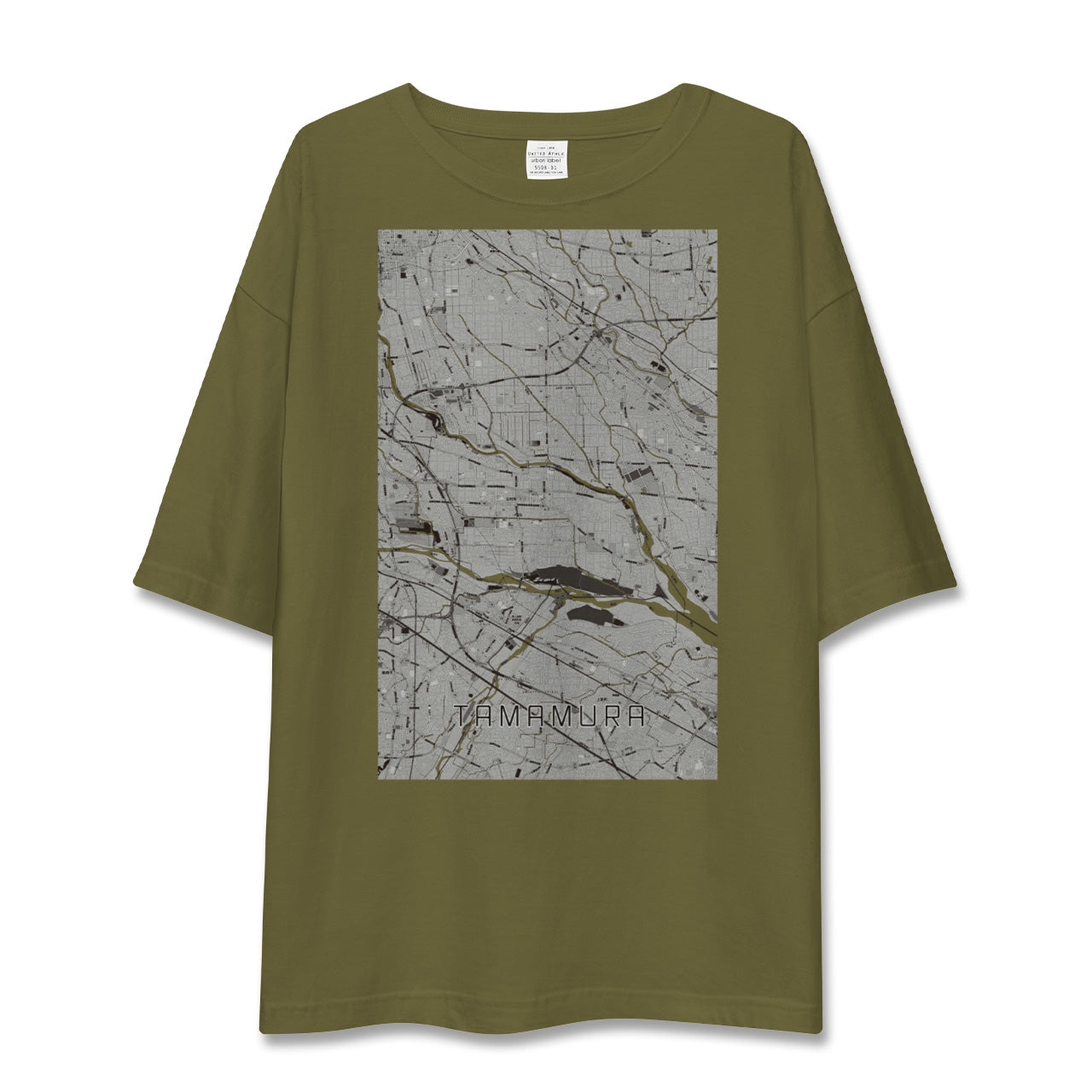 【玉村(群馬県)】地図柄ビッグシルエットTシャツ