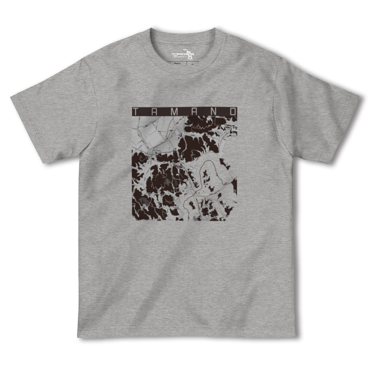 【玉野(岡山県)】地図柄ヘビーウェイトTシャツ