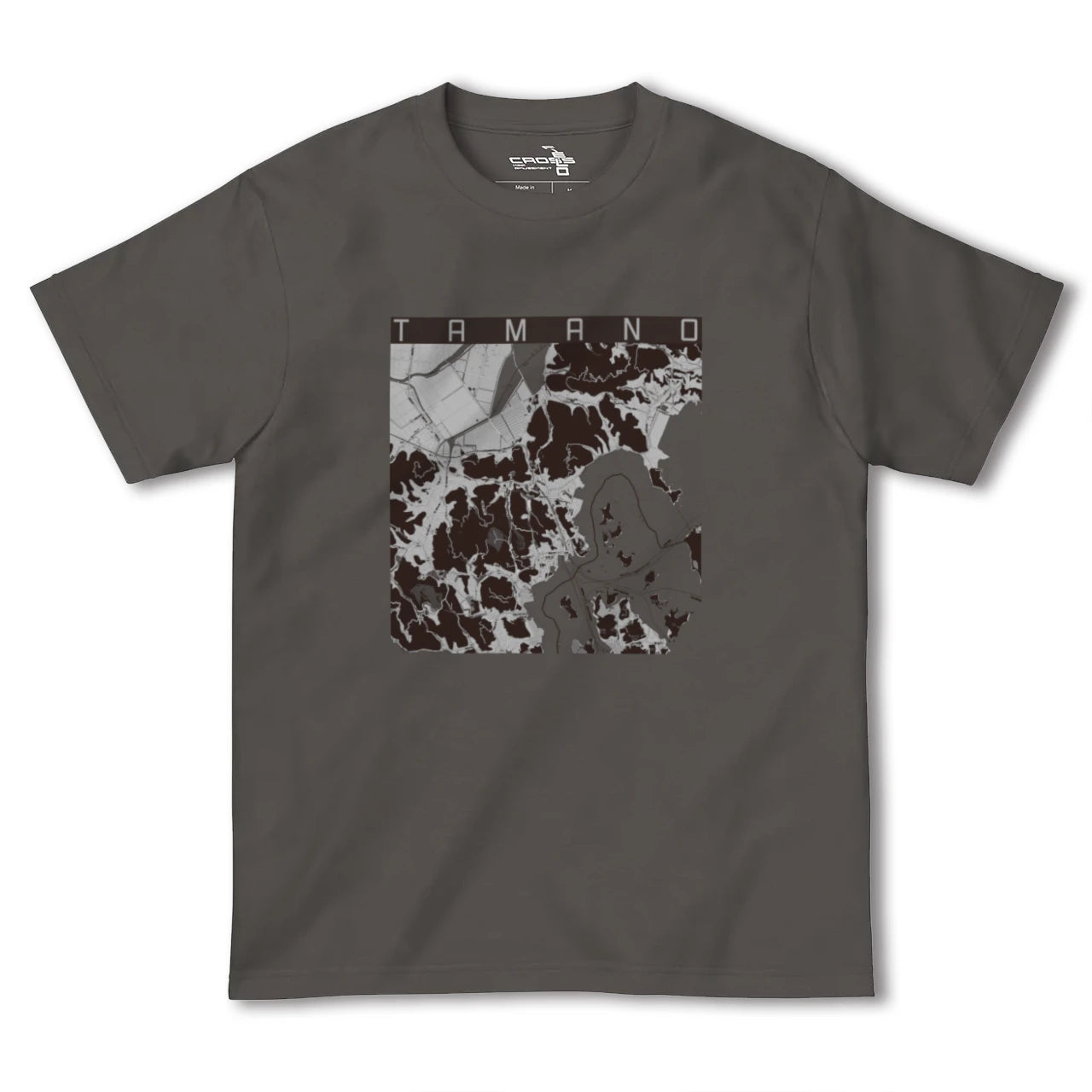 【玉野(岡山県)】地図柄ヘビーウェイトTシャツ