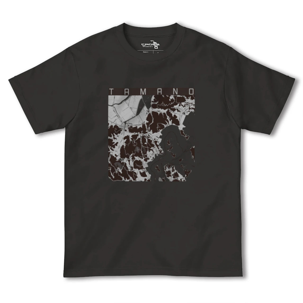 【玉野(岡山県)】地図柄ヘビーウェイトTシャツ
