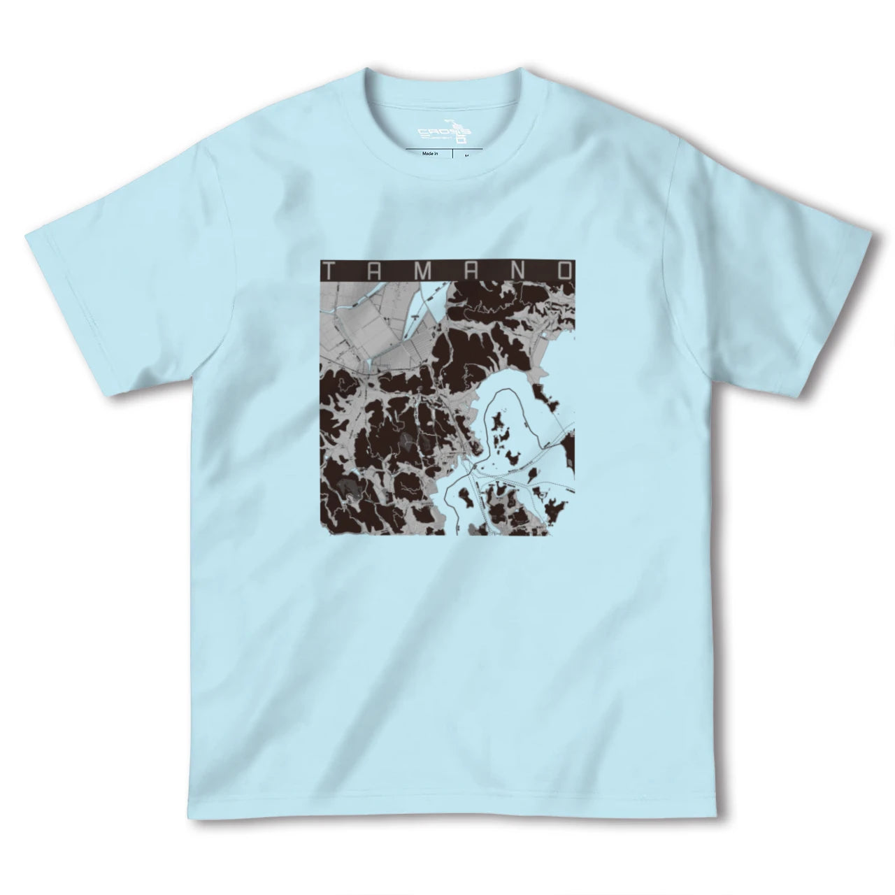 【玉野(岡山県)】地図柄ヘビーウェイトTシャツ