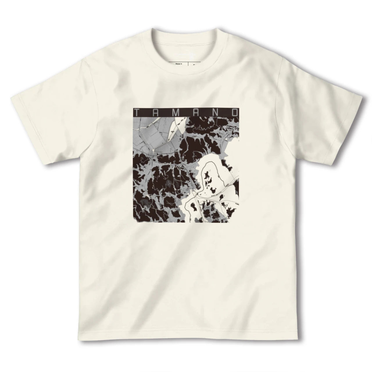 【玉野(岡山県)】地図柄ヘビーウェイトTシャツ