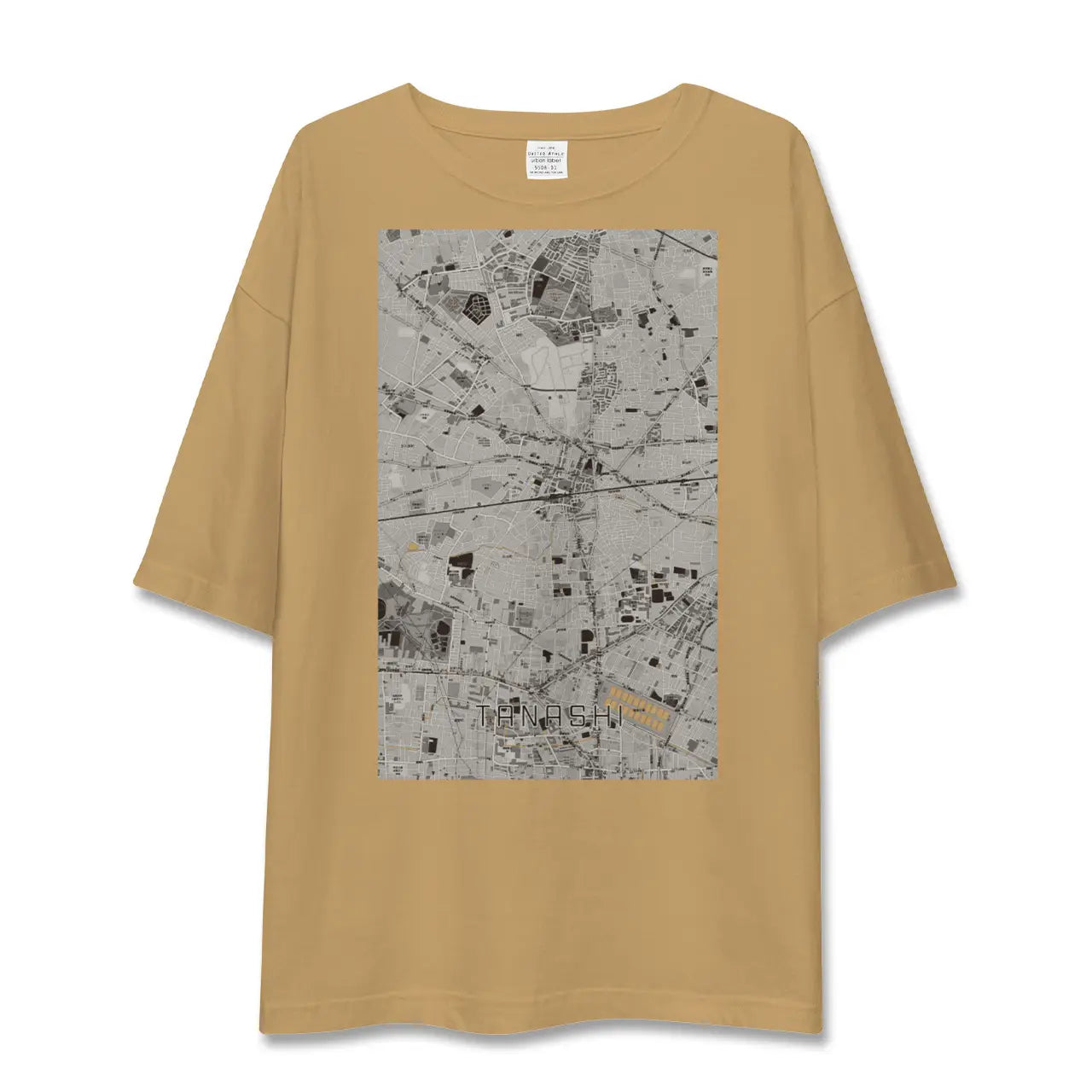 【田無(東京都)】地図柄ビッグシルエットTシャツ