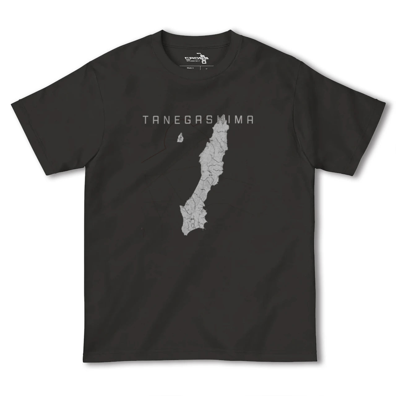 【種子島(鹿児島県)】地図柄ヘビーウェイトTシャツ