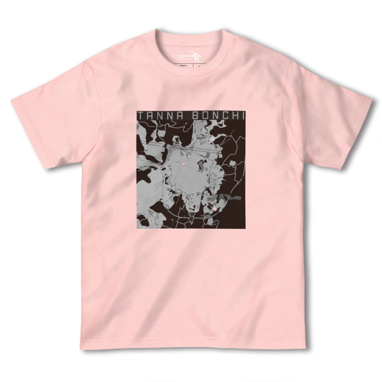 【丹那盆地(静岡県)】地図柄ヘビーウェイトTシャツ