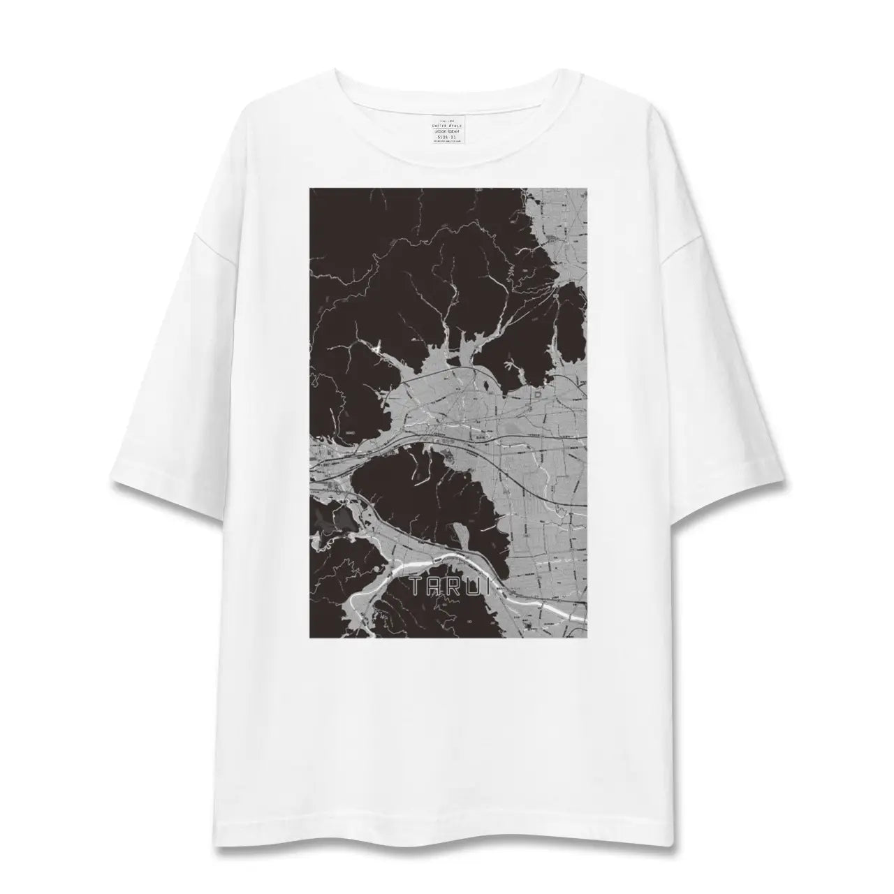 【垂井(岐阜県)】地図柄ビッグシルエットTシャツ