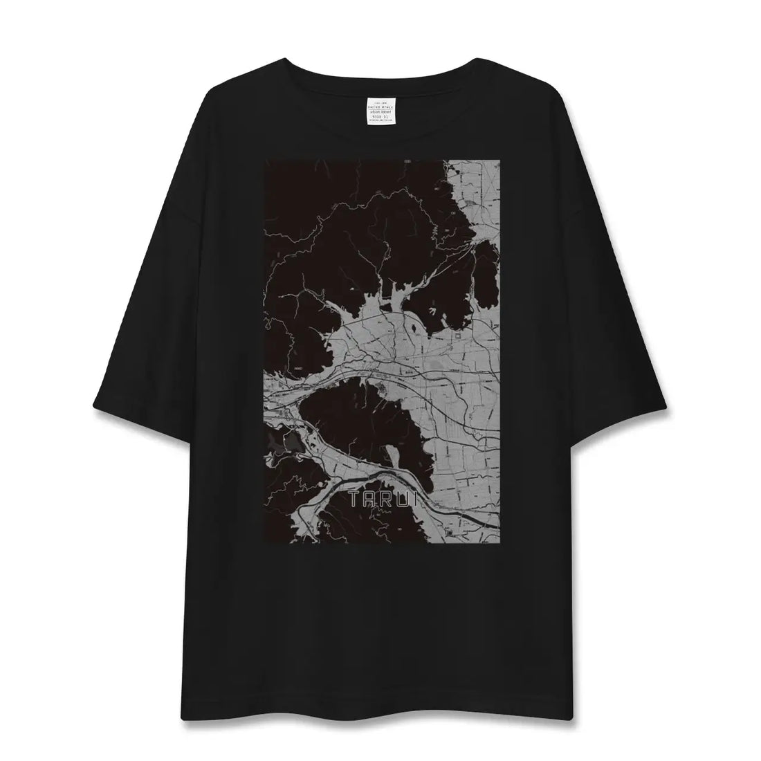 【垂井(岐阜県)】地図柄ビッグシルエットTシャツ