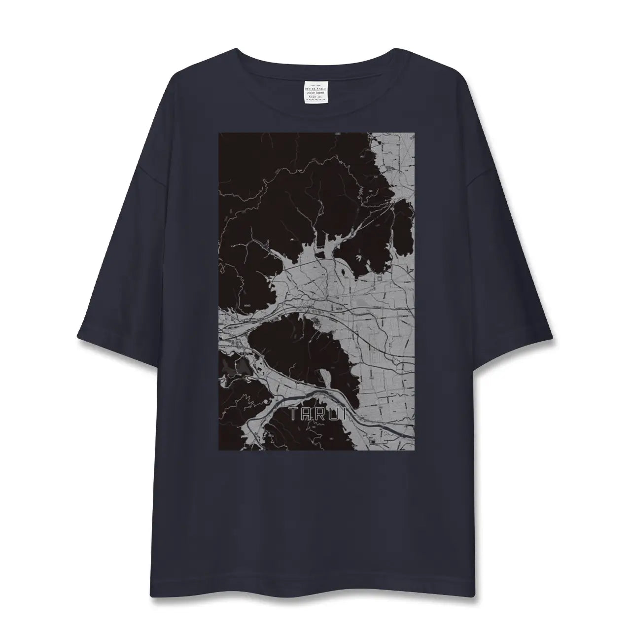 【垂井(岐阜県)】地図柄ビッグシルエットTシャツ