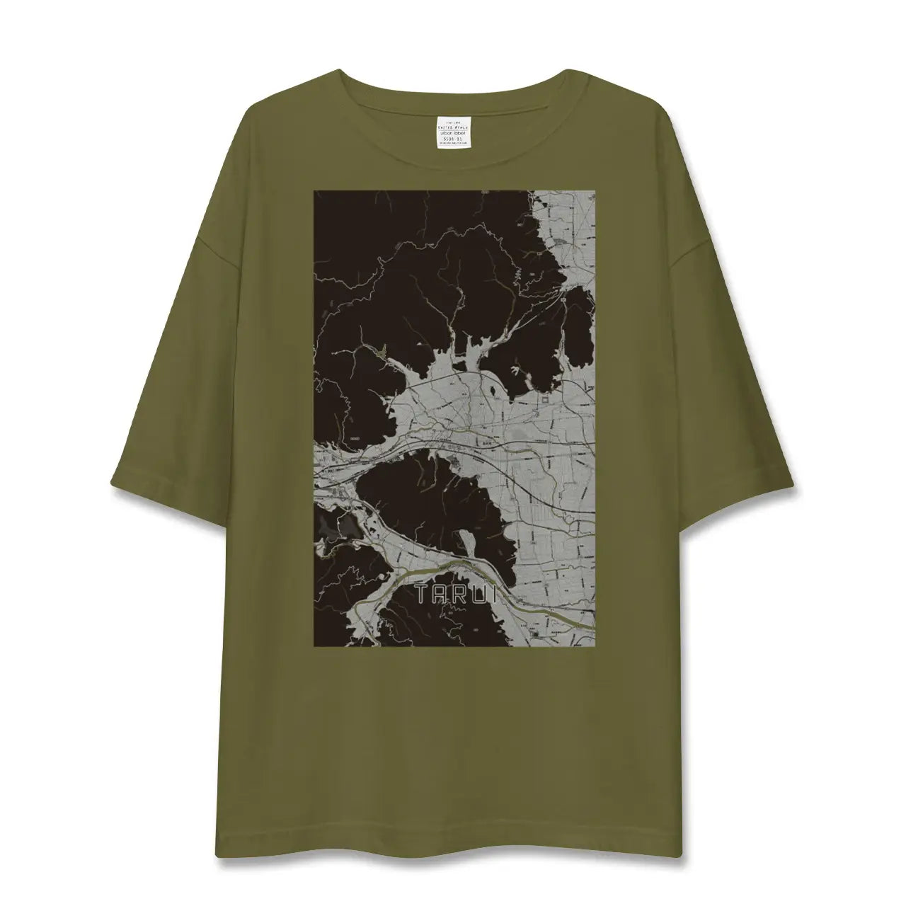 【垂井(岐阜県)】地図柄ビッグシルエットTシャツ