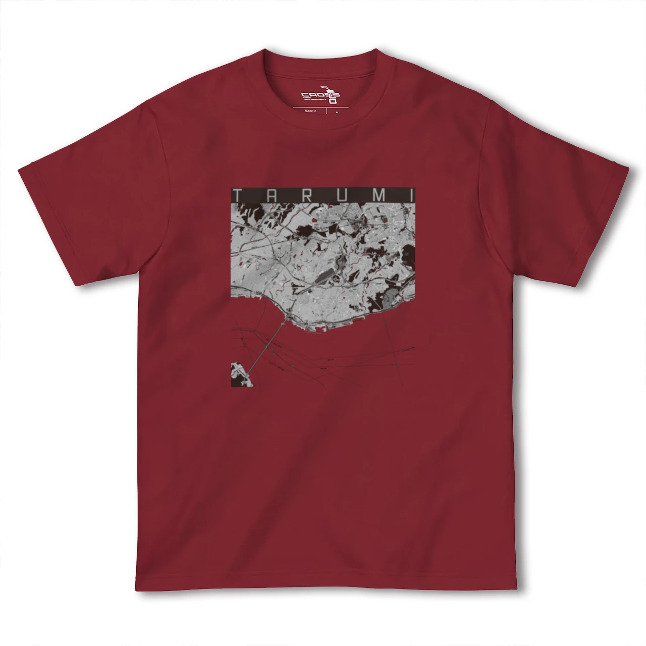 【垂水(兵庫県)】地図柄ヘビーウェイトTシャツ