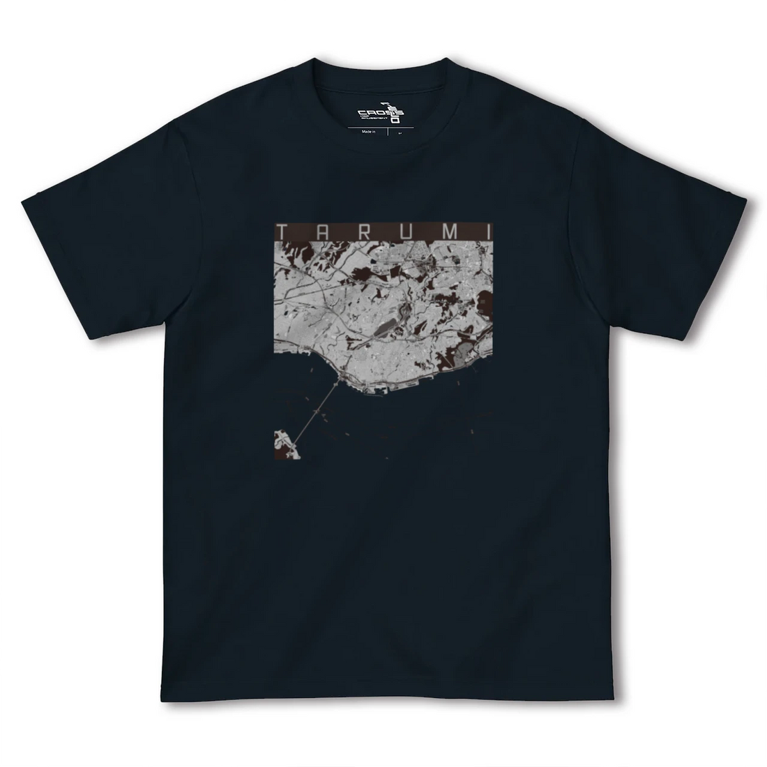 【垂水(兵庫県)】地図柄ヘビーウェイトTシャツ