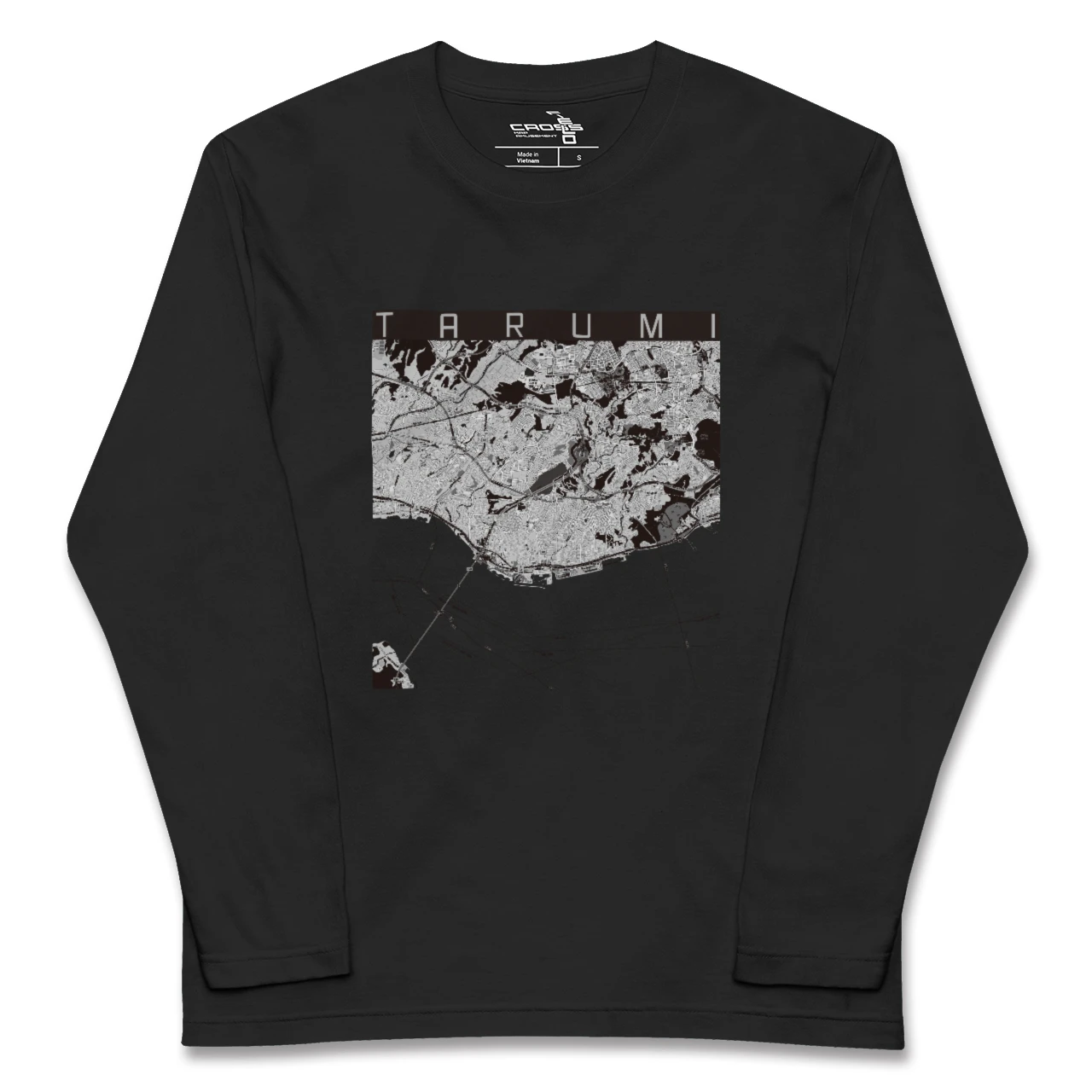 【垂水(兵庫県)】地図柄ロングスリーブTシャツ