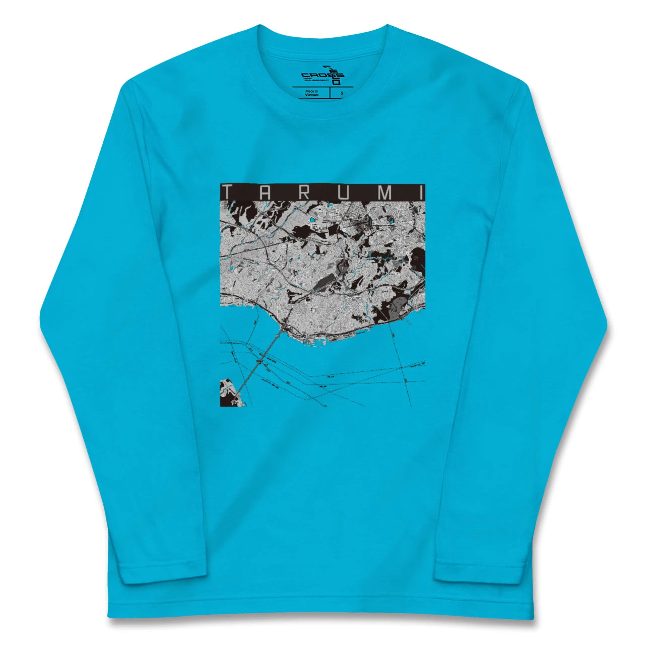 【垂水(兵庫県)】地図柄ロングスリーブTシャツ