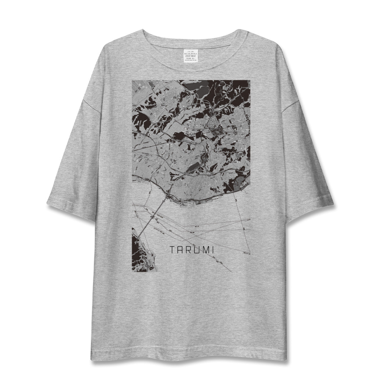 【垂水(兵庫県)】地図柄ビッグシルエットTシャツ