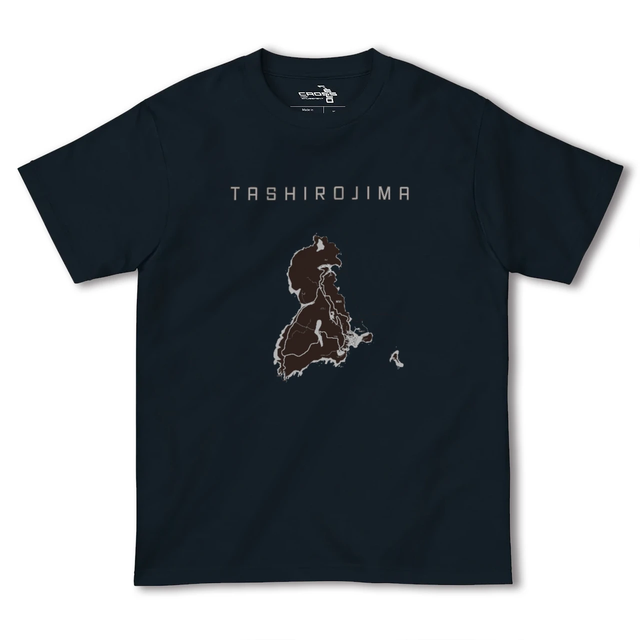 【田代島(宮城県)】地図柄ヘビーウェイトTシャツ