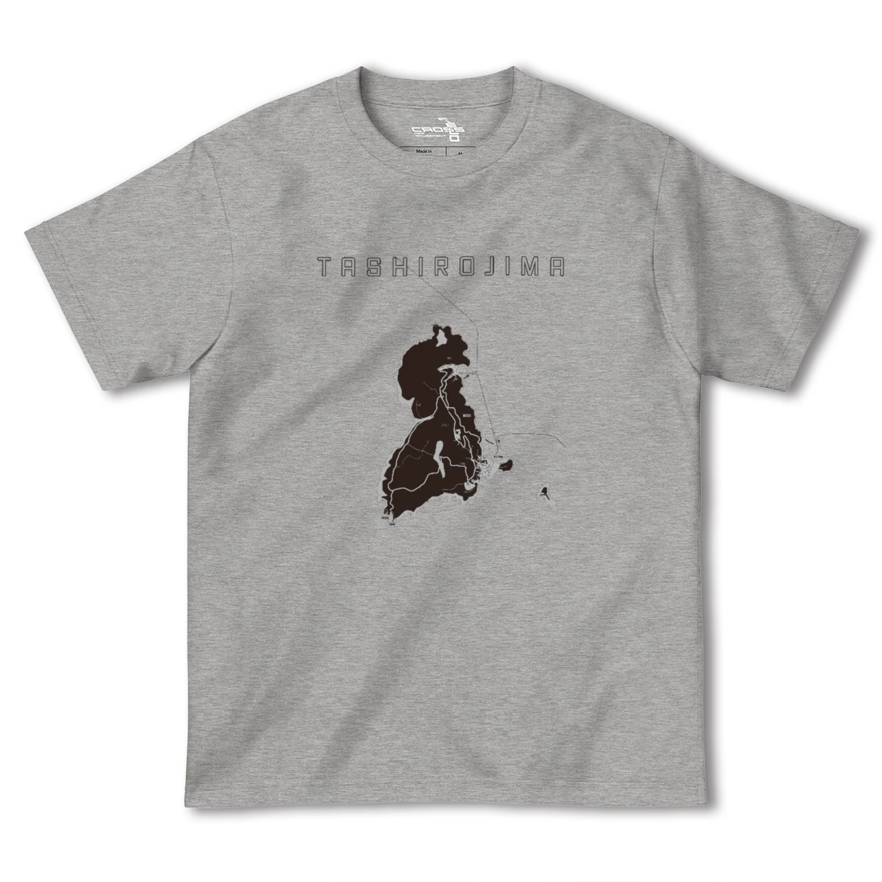 【田代島(宮城県)】地図柄ヘビーウェイトTシャツ