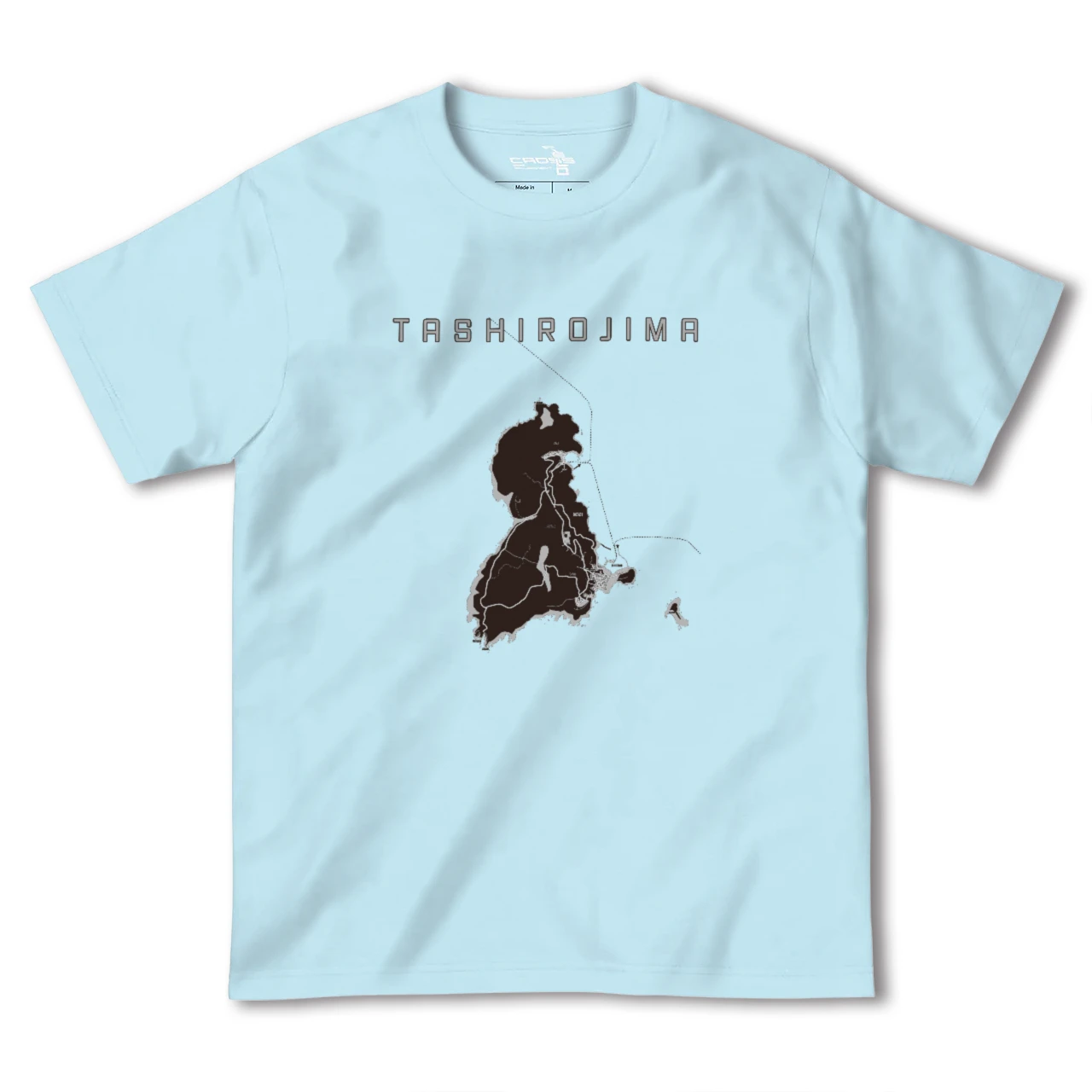 【田代島(宮城県)】地図柄ヘビーウェイトTシャツ