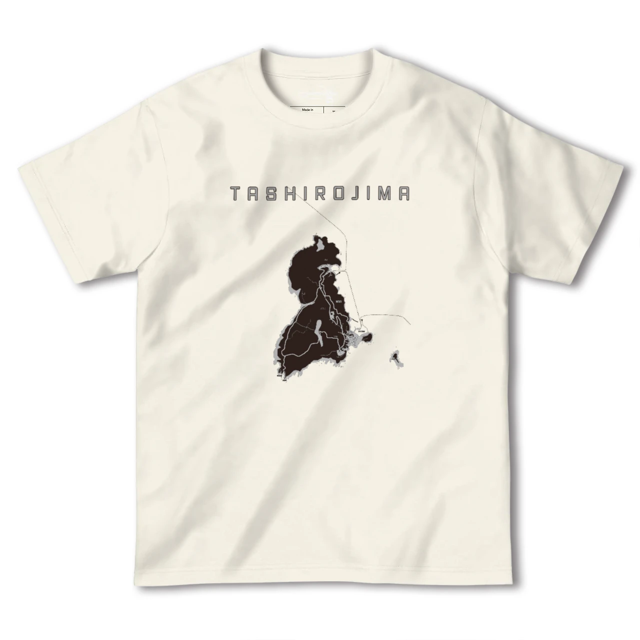 【田代島(宮城県)】地図柄ヘビーウェイトTシャツ