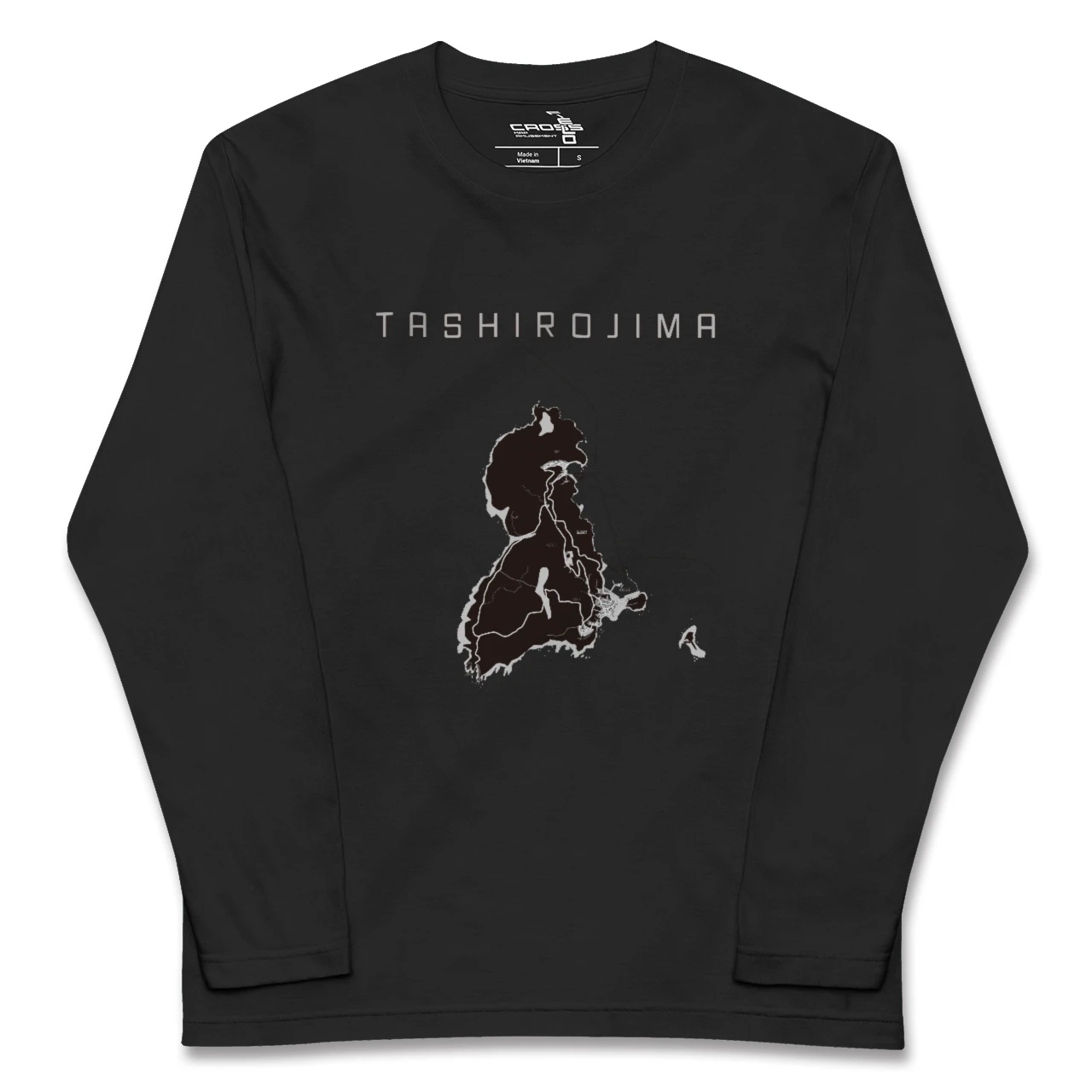 【田代島(宮城県)】地図柄ロングスリーブTシャツ