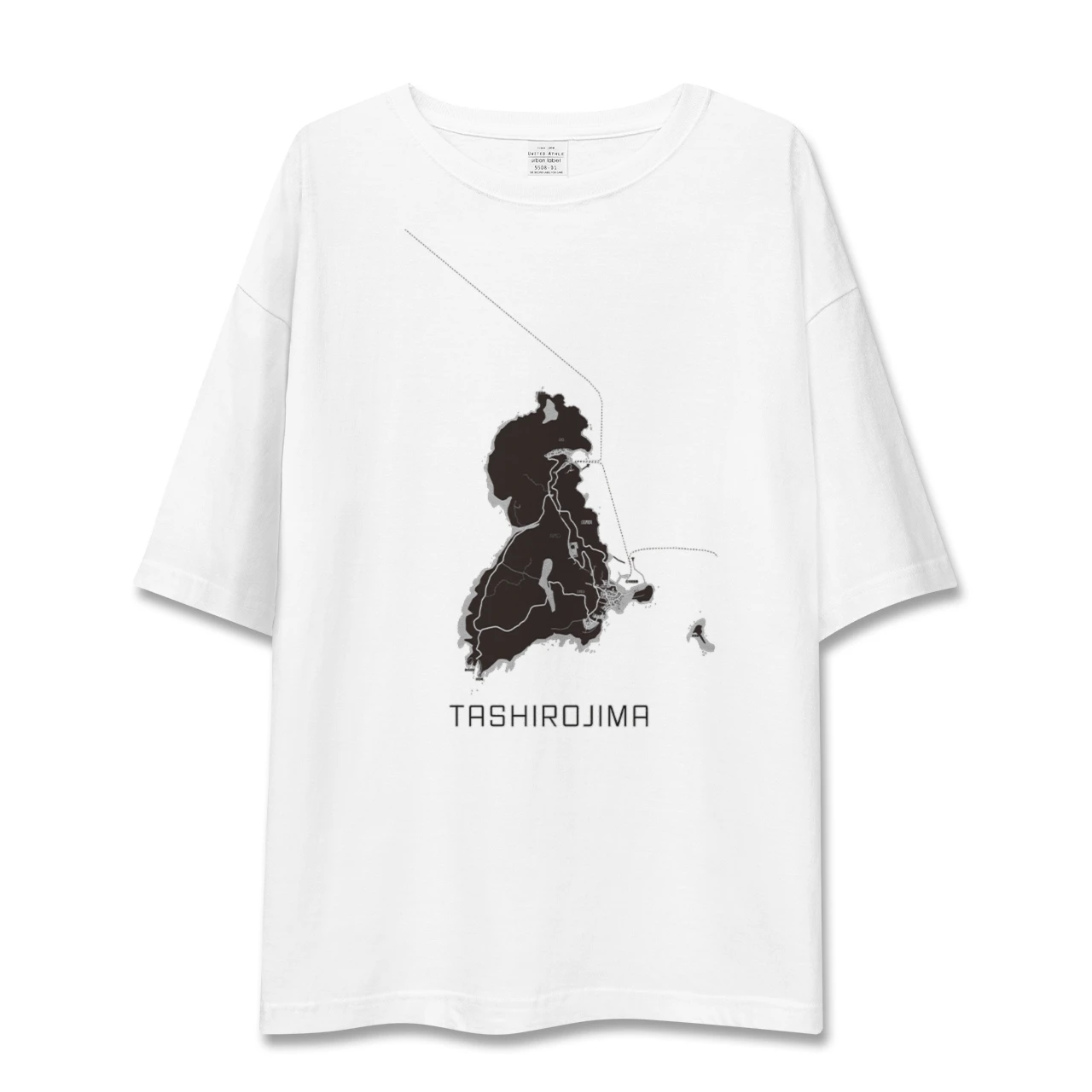 【田代島(宮城県)】地図柄ビッグシルエットTシャツ