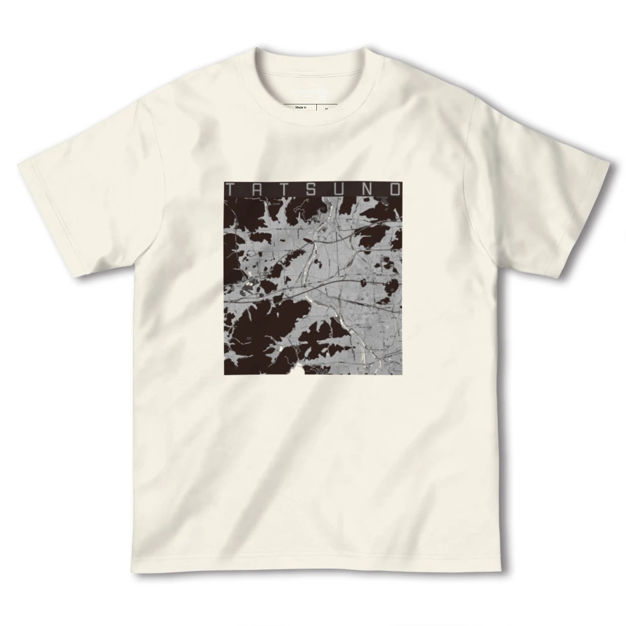 【たつの(兵庫県)】地図柄ヘビーウェイトTシャツ