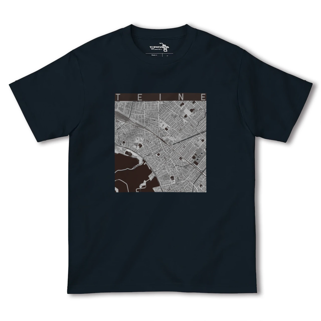 【手稲(北海道)】地図柄ヘビーウェイトTシャツ