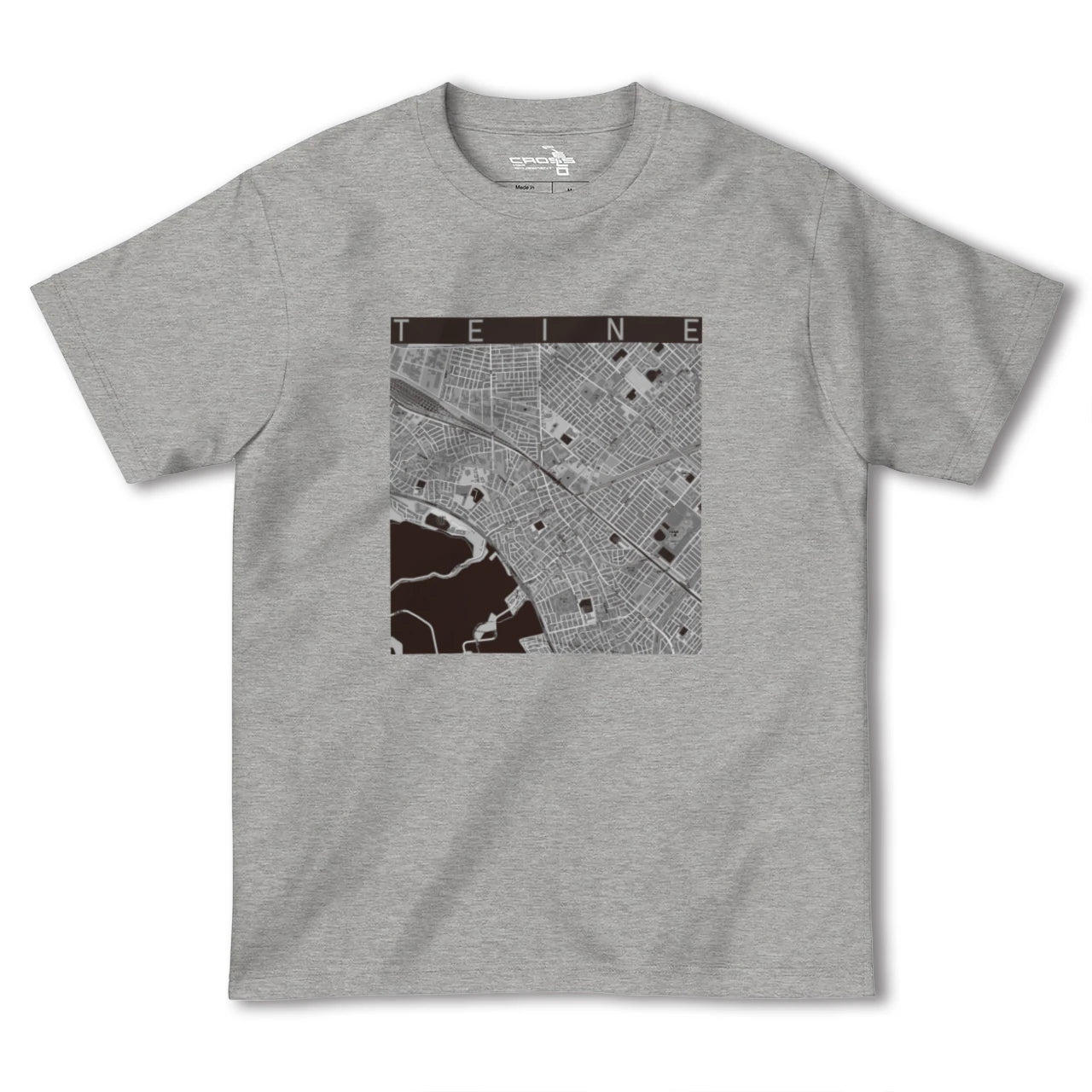 【手稲(北海道)】地図柄ヘビーウェイトTシャツ