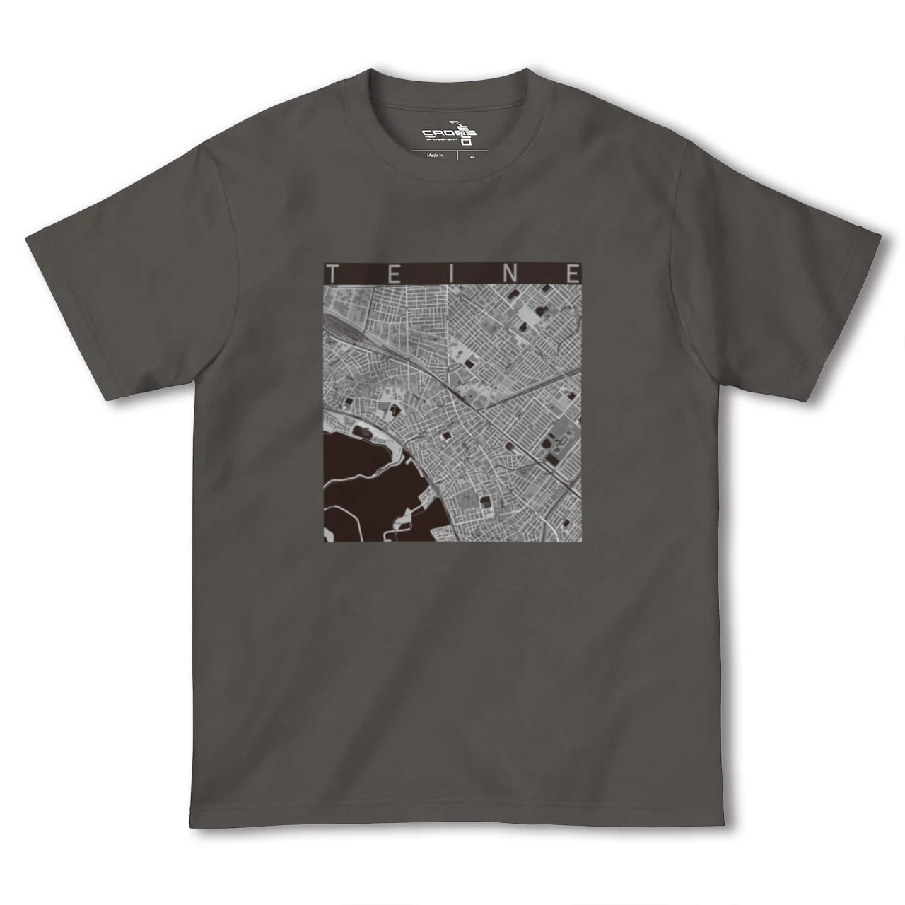 【手稲(北海道)】地図柄ヘビーウェイトTシャツ