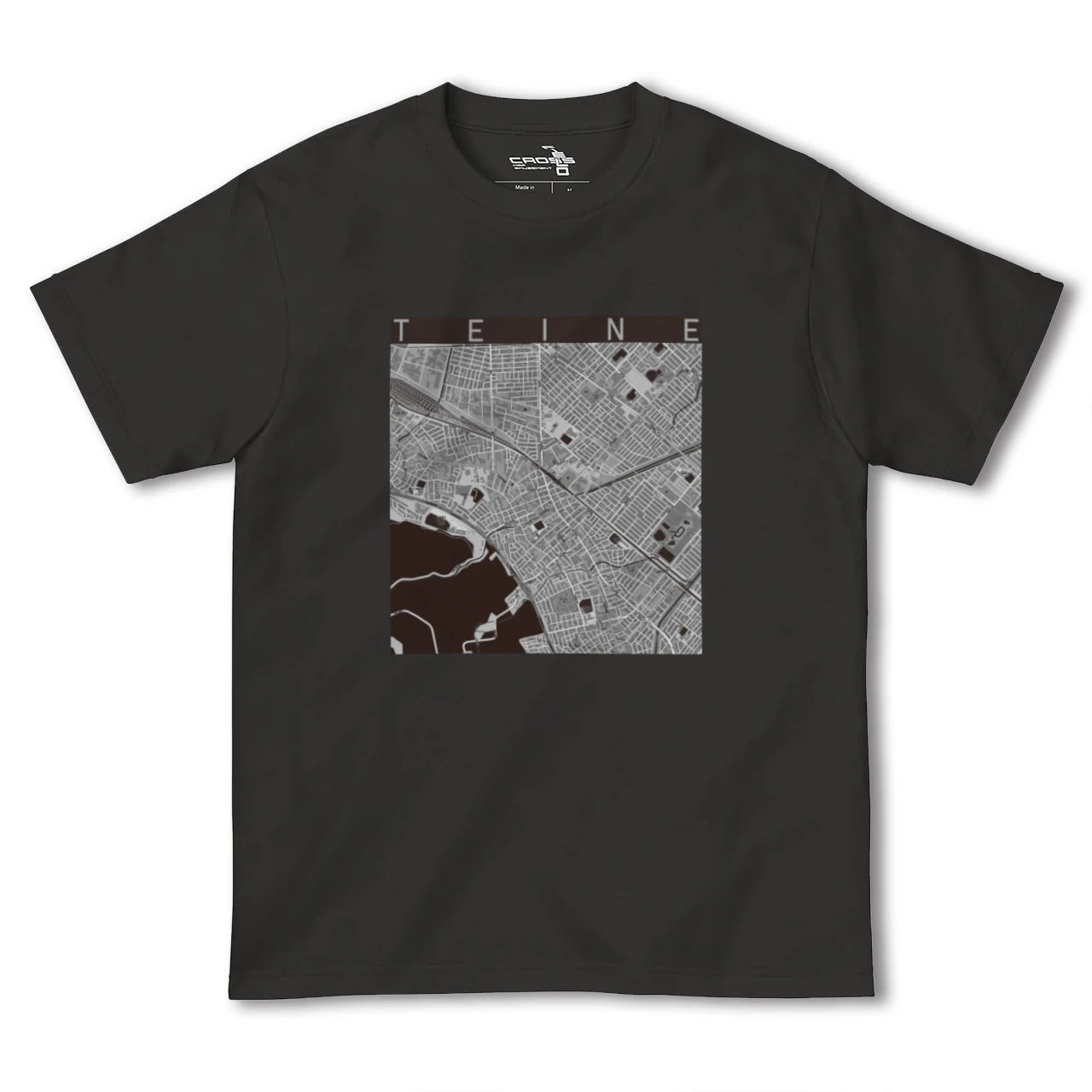 【手稲(北海道)】地図柄ヘビーウェイトTシャツ
