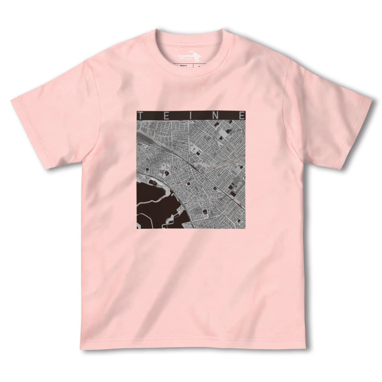 【手稲(北海道)】地図柄ヘビーウェイトTシャツ