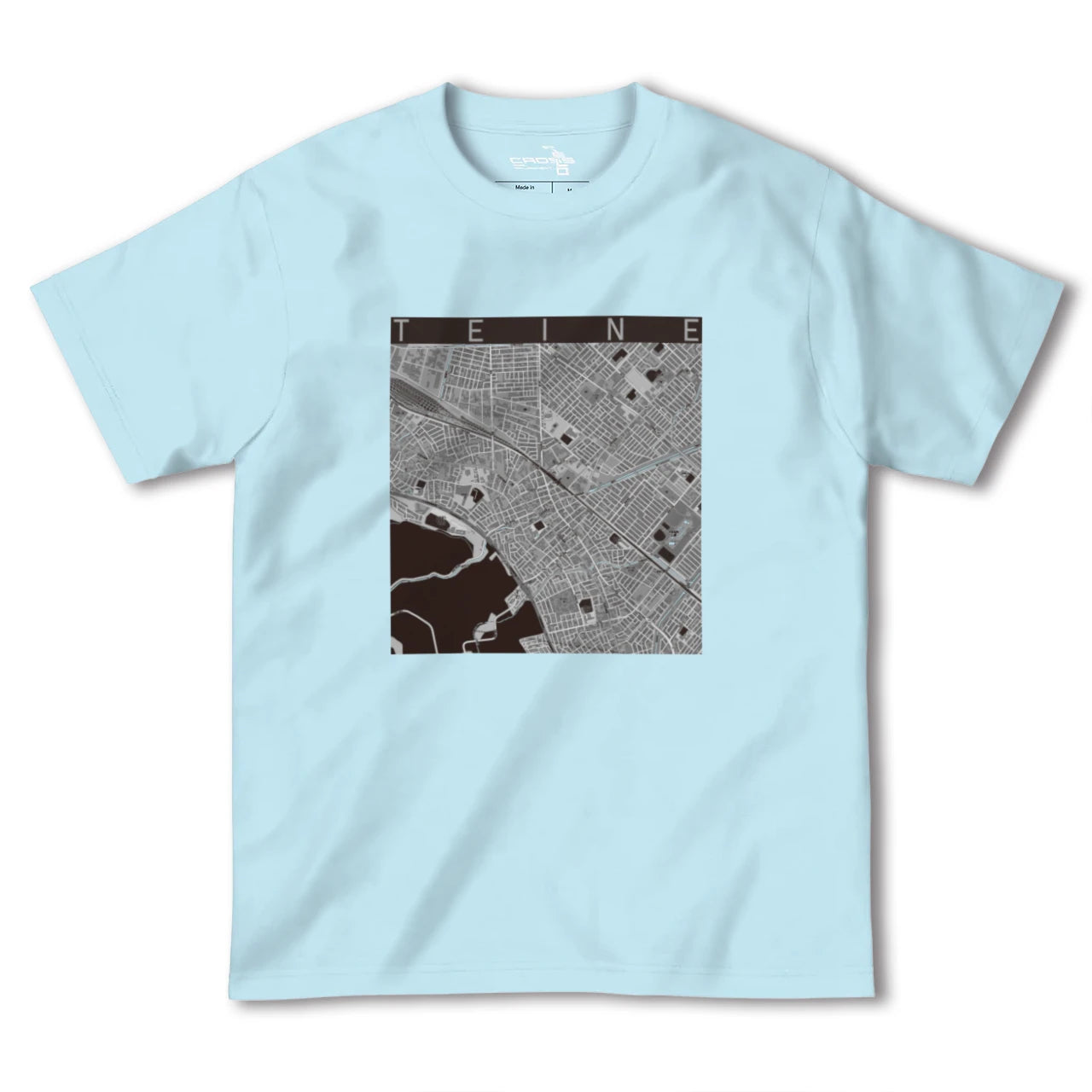 【手稲(北海道)】地図柄ヘビーウェイトTシャツ
